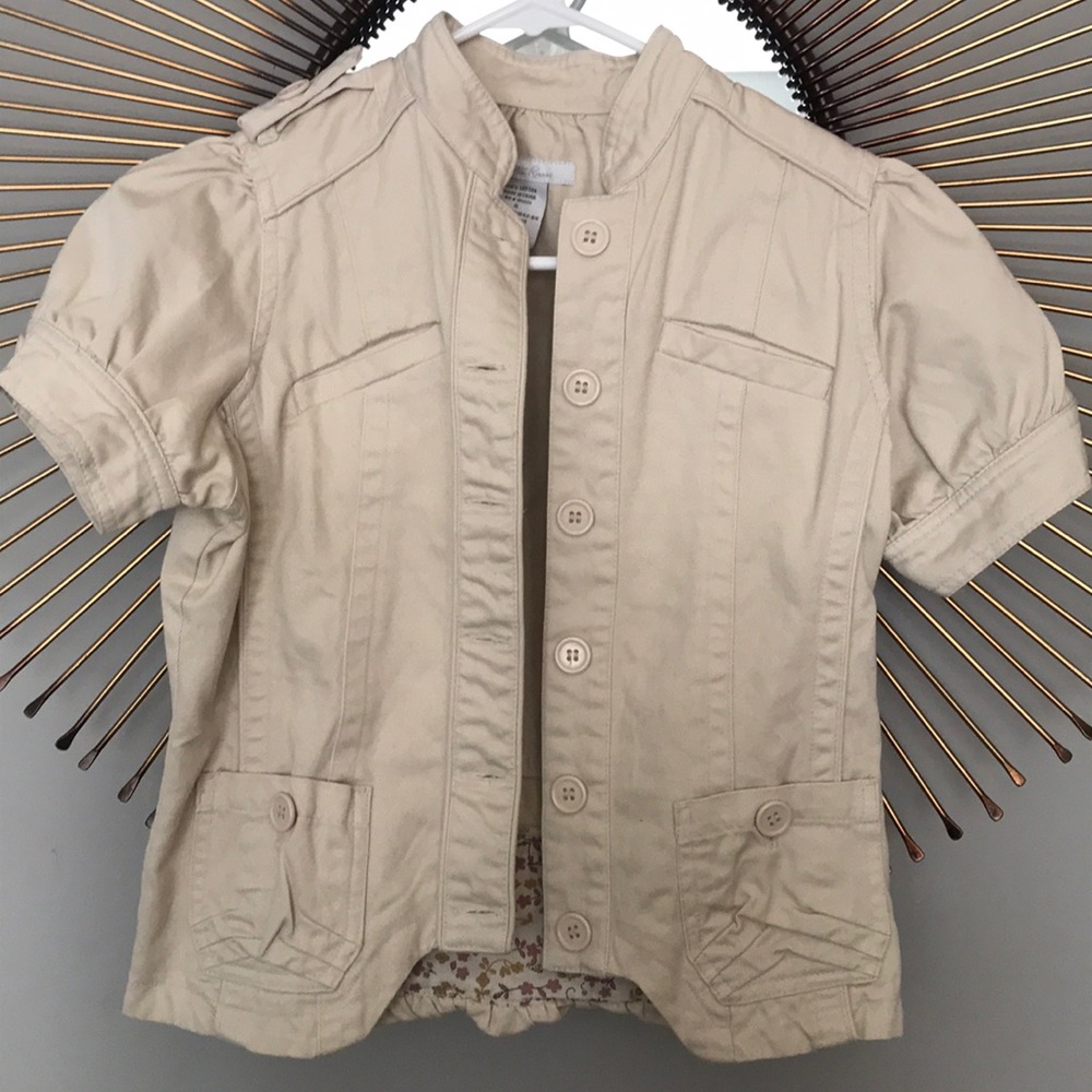 Charlotte Russe Cream Jacket